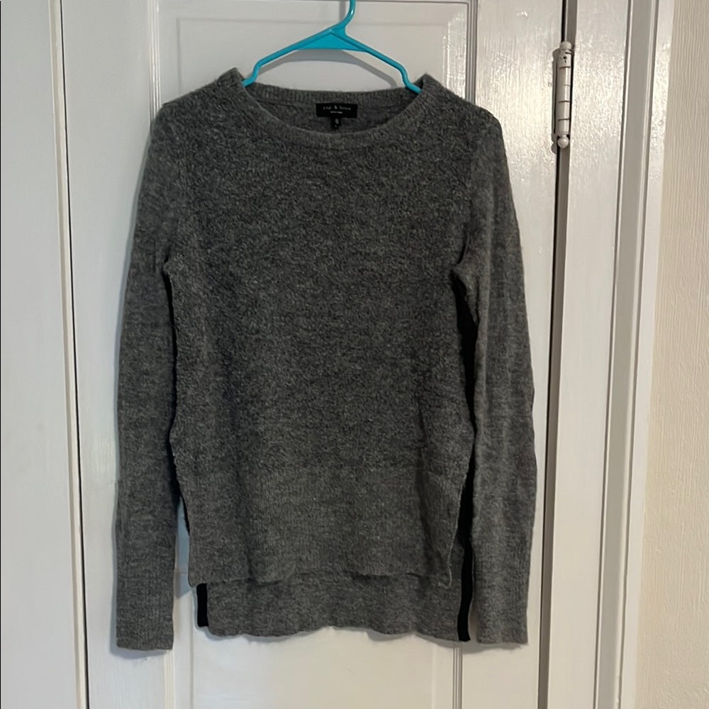 rag & bone Charcoal Crew Neck Sweater